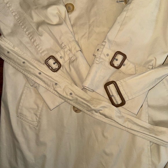 Burberry Tan Double-Breasted Trench Coat - Picture 13 of 16